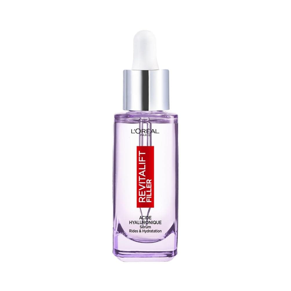 L'Oréal Paris – Anti-Wrinkle & Anti-Aging Serum – 1.5% Pure Hyaluronic Acid – Moisturizing, Plumping & Smoothing Face Care – For All Skin Types – Revitalift Filler – 30 ml