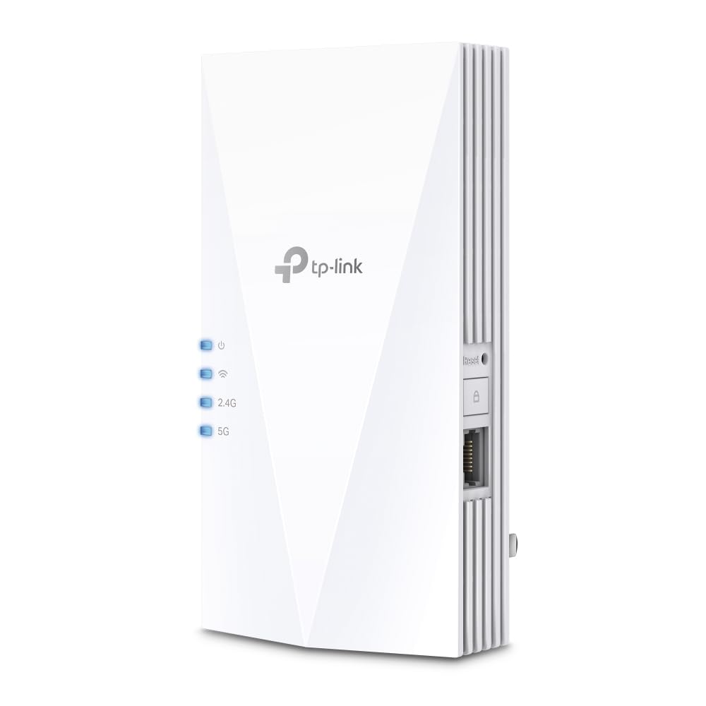TP-Link WiFi Repeater 6 RE500X, Powerful AX1500 Mbps Amplifier, Gigabit Ethernet Port, Covers up to 100 m², Compatible with Internet Boxes, Enjoy Without Changing Your Box - Image 1