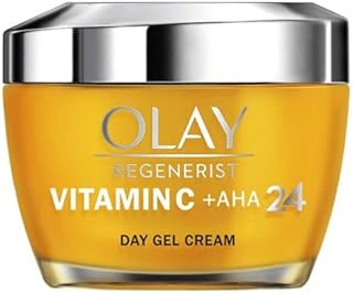 Regenerist AHA 24+ Vitamin C Day Cream (50g) Gel Niacinamide Cream Face Cream for Women Anti-Aging Care for All Skin Types for Women Radiant and Uniform Skin - Image 1