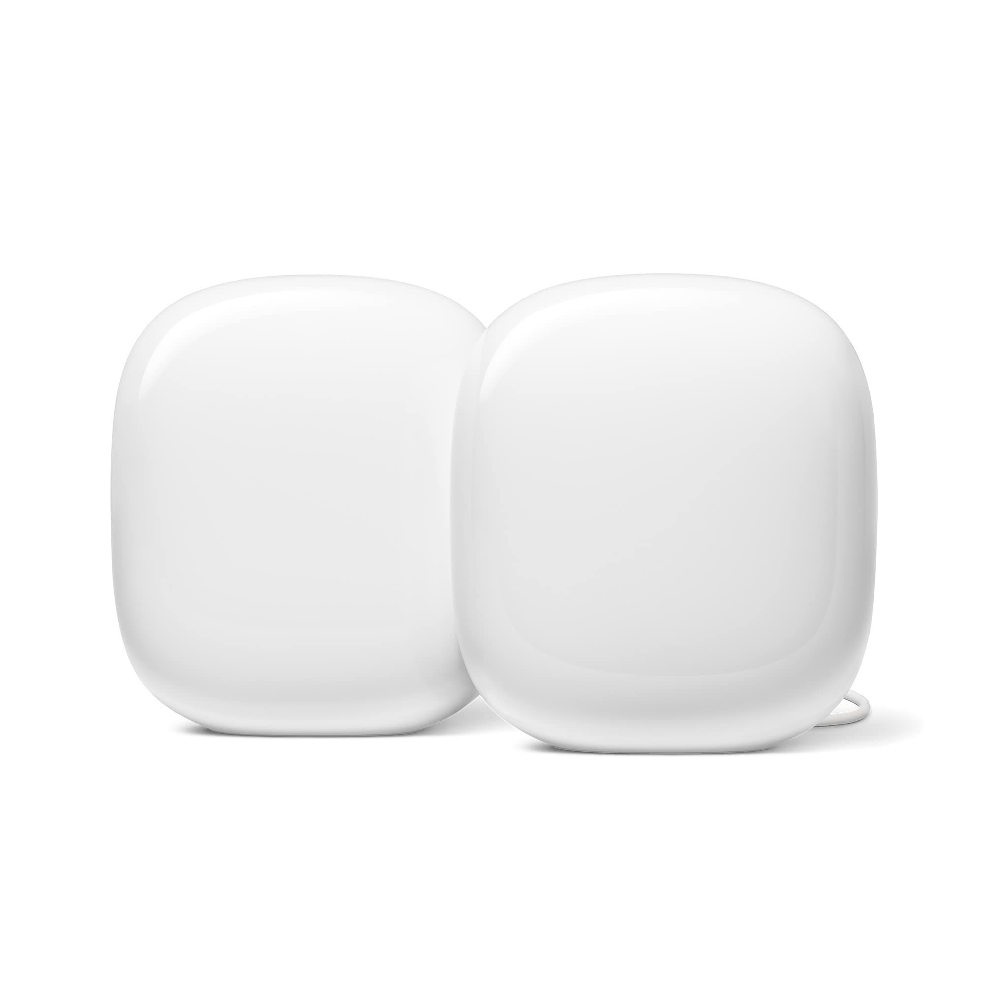 Nest Wifi Pro - Reliable 6E Wi-Fi System for Home - Fast Speed In Every Room - Mesh Network Router - Snow, x2