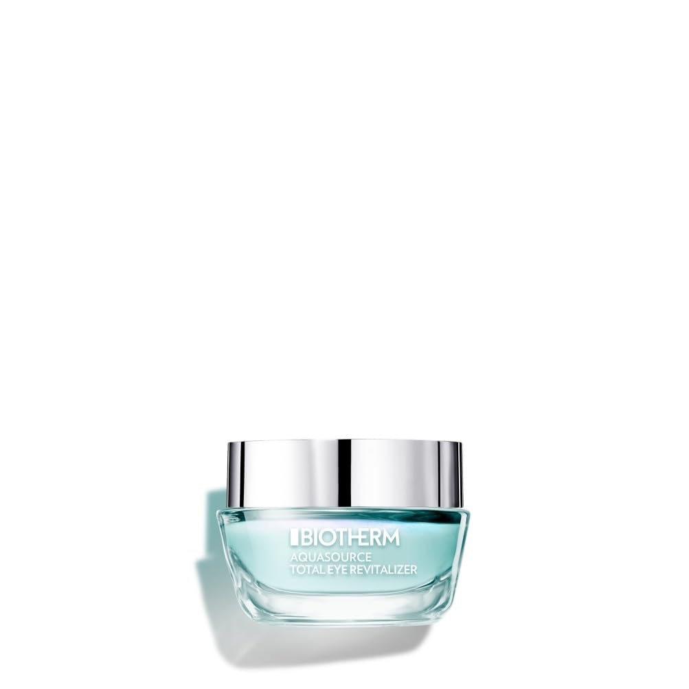 Biotherm, Aquasource Total Eye Revitalizer, Cold Effect Eye Gel, Hydration & Radiance, Enriched with Caffeine & Vitamin C, All Skin Types, 15 ml - Image 1
