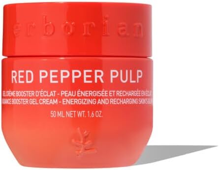 Erborian - Red Pepper Pulp - Radiance Booster Cream Gel - Facial Care - Energized and Recharged Skin - Applies Morning and Evening - Korean Cosmetics - 50 ml - Image 1