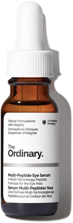 The Ordinary Sérum Multi-Peptides Yeux, Sérum anti-vieillissement pour éliminer les pattes d'oie, les contours noirs et les cernes, 15 ml - Image 1
