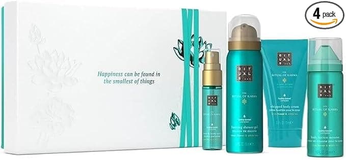 Rituals The Ritual of Karma Gift Set, Summer and Merry Scent, Lotus Flower and White Tea, Relaxation and Wellness Gift