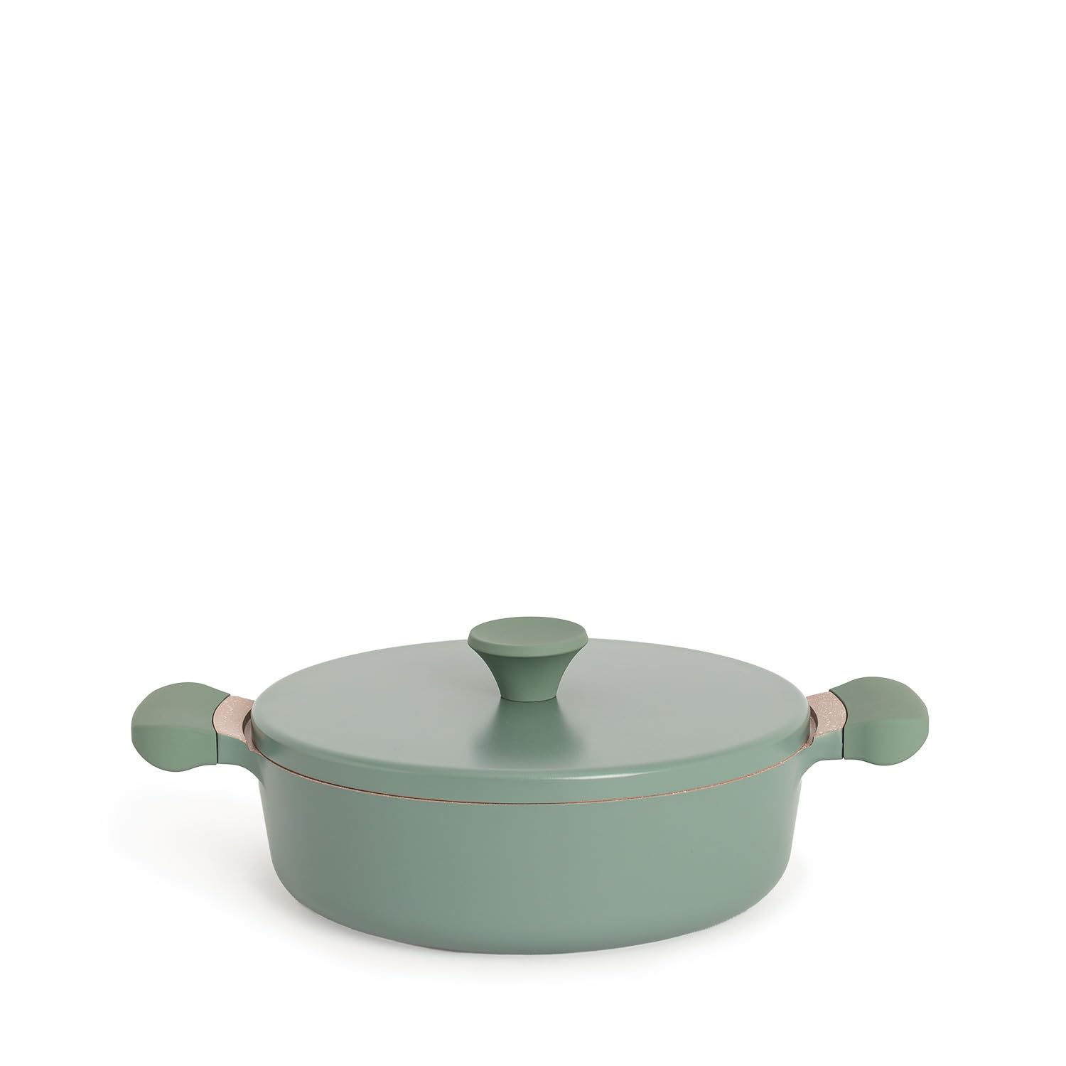 CREATE /POT STUDIO/Cast Aluminium Frying Pan Ø26cm with Ceramic Coating, Sage Green/Non-Stick Coating, for Induction, Gas, Ceramic, Electric and Halogen, PTFE and PFOA Free - Image 1
