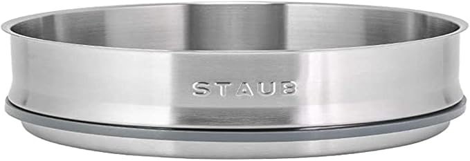 STAUB 40511-363-0 Steamer Basket, Stainless Steel, Stainless Steel, 26 cm - Image 1