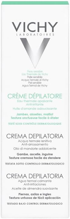 Vichy, Dermo-Tolerance, High Tolerance Depilatory Cream, Gentle and Effective Hair Removal, Enriched with Vichy Thermal Water, Gentle Fragrance, Sensitive Skin, 150 ml - Image 1