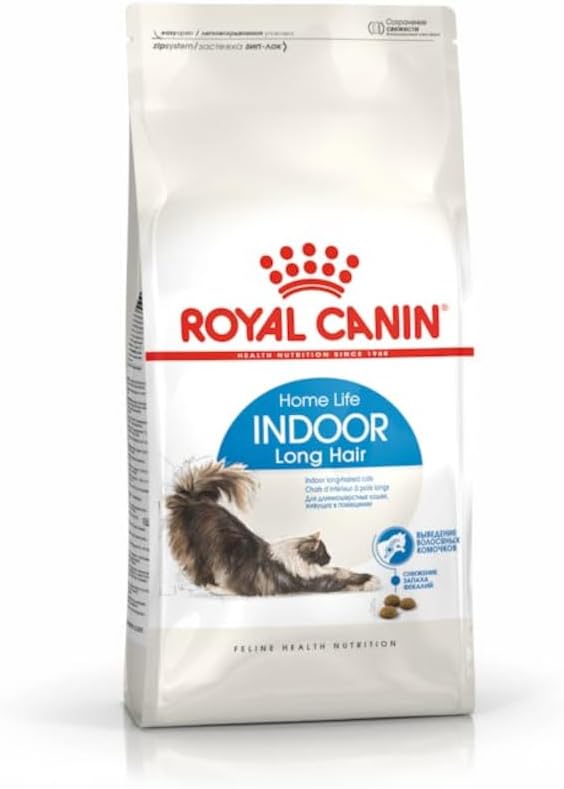 Royal Canin Indoor Long Hair | 400 g | Dry Food for Adult Long Haired Cats | For Cats Living Indoors | Suitable from Grades 1 to 7 - Image 1