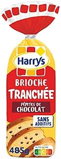 HARRY'S CHOCOLATE CHIPS SLICED BRIOCHE WITHOUT ADDITIVES 485G, HARRYS, SET OF 4 - Image 1