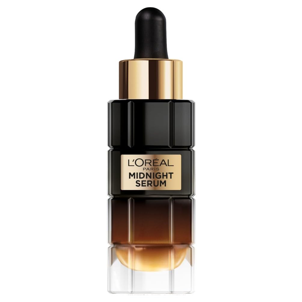 L'Oréal Paris – Midnight Serum Age Perfect Renaissance Cellular - Anti-Wrinkle, Firmness, Radiance Facial Care – With Protective Antioxidant Complex - All Skin Types – 30 ml - Image 1