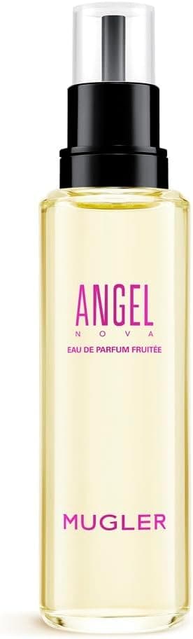 MUGLER ANGEL NOVA Eau de Parfum Rechargeable, Parfum pour Femme Fruité Floral Boisé, Parfum Féminin