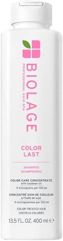 Biolage, Color Last, Concentrated Shampoo for Coloured Hair, Nourishes & Protects, Enriched with Soy Oil & Stearic Acid, Vegan Formula, 400 ml