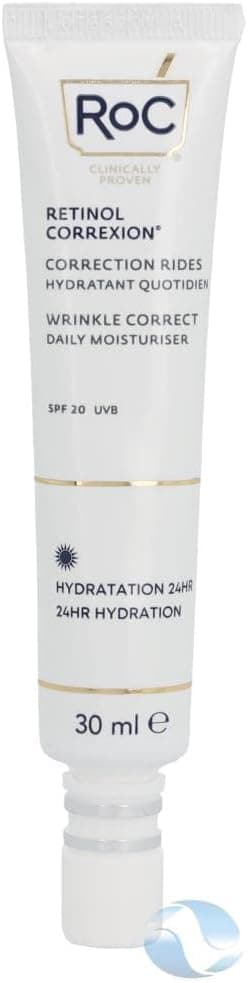 RoC - RetinolCorrexion Wrinkle Correct Day Care SPF 20 - Face cream with retinol and vitamin E - Anti-wrinkle and aging - 30 ml