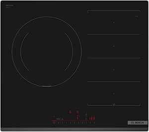 BOSCH PVJ631HC1E 60cm Series 6 Induction & Zone 28cm Induction Hob Electronics DirectSelect PerfectFry Home Connect Black