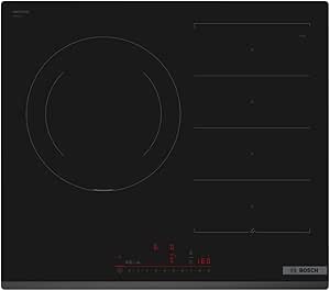 BOSCH PVJ631HC1E 60cm Series 6 Induction & Zone 28cm Induction Hob Electronics DirectSelect PerfectFry Home Connect Black - Image 1