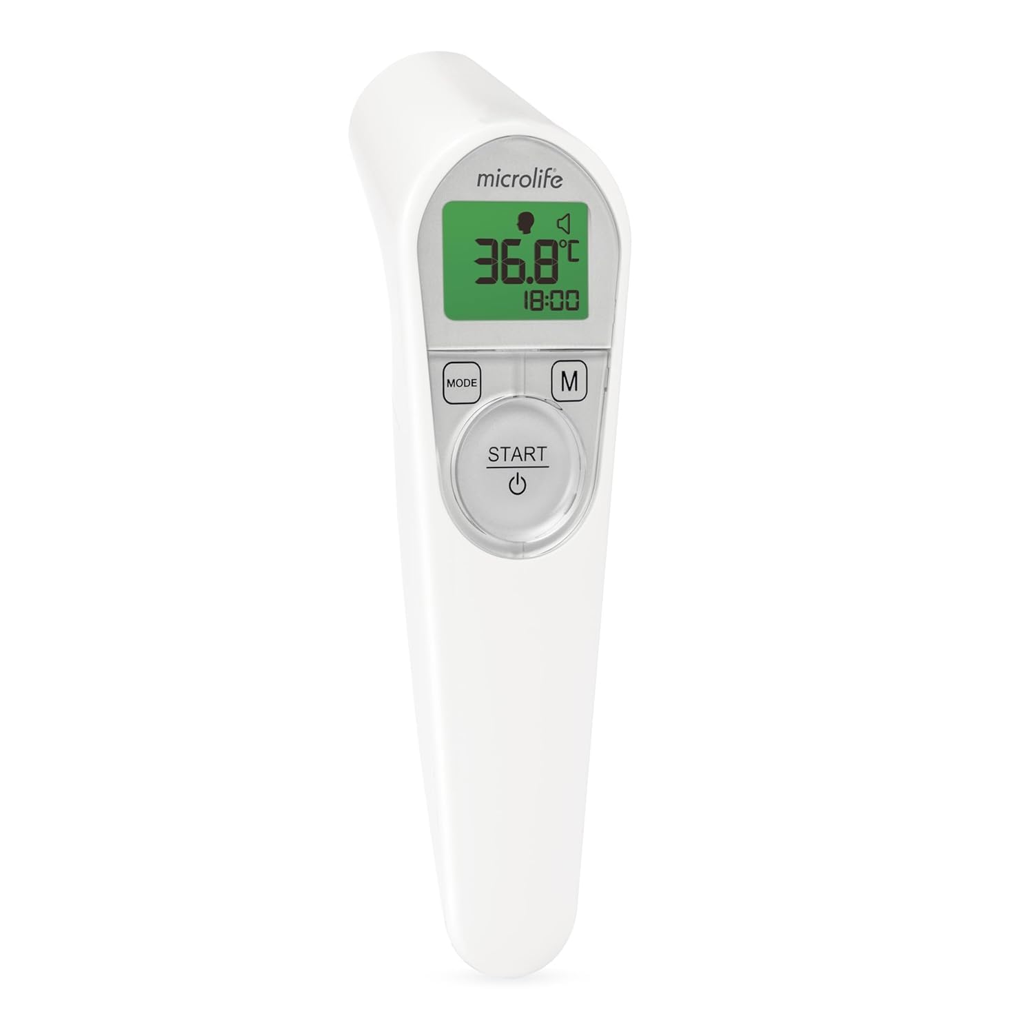 Microlife - NC 200 Non-Contact Forehead Thermometer - Clinically Validated, Light Guide, Automatic Measurement, Fever Alarm, 3 Modes (Body/Object/Ambient), High Accuracy, 5 Year Warranty - Image 1