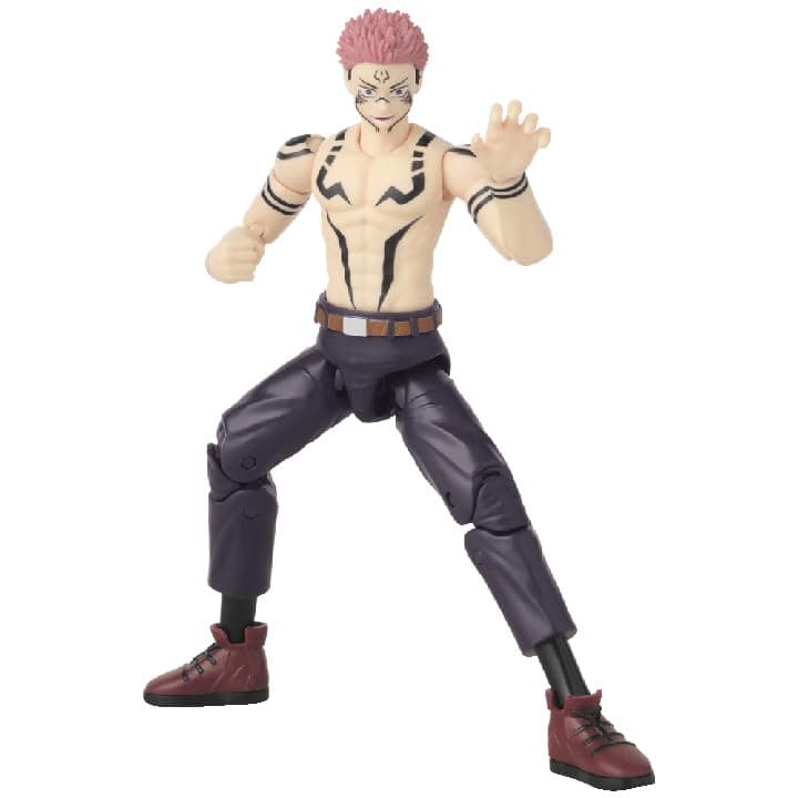 BANDAI - Anime Heroes - Jujutsu Kaisen - Ryomen Sukuna Uniform Version - Figure 17 cm - Officially Licensed Jujutsu Kaisen - Sukuna Action Figure - Children's Toy 4+ - 36988