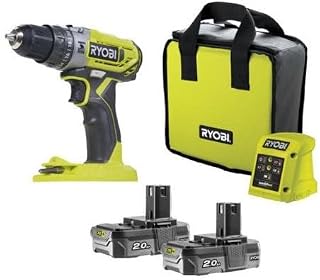 Perceuse-visseuse à percussion RYOBI One+ 18V - 2 batteries 2.0 Ah - 1 chargeur - R18PD2-220S - Image 1