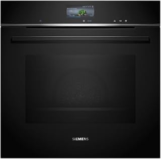 Siemens HS736G3B1 iQ700 A+ Einbaudampfbackofen, 60 cm breit, 71 L, 21 Heizarten, TFT Touchdisplay, Kindersicherung, Home Connect, Bratenthermometer, schwarz - Image 1