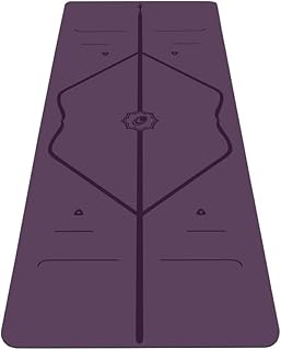 Travel Yoga Mat - Lightweight, Portable and Non-Slip Mat - Eco Friendly Natural Rubber Mat with Unique Alignment System - Travel Edition - Image 1