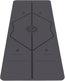 Special Yoga Mat - Free Yoga Bag Included - Patented Alignment System, Warrior-Like Grip, Non-Slip, Biodegradable - Image 1