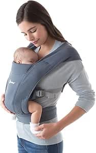Ergobaby Embrace Cozy Newborn Baby Wrap Carrier Travel Bed BCEMAOXBLU
