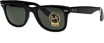 Ray-Ban - Original Wayfarer RB 2140, Wayfarer, Acetate, Men, BLACK/GREY GREEN(901 A), 50/22/150