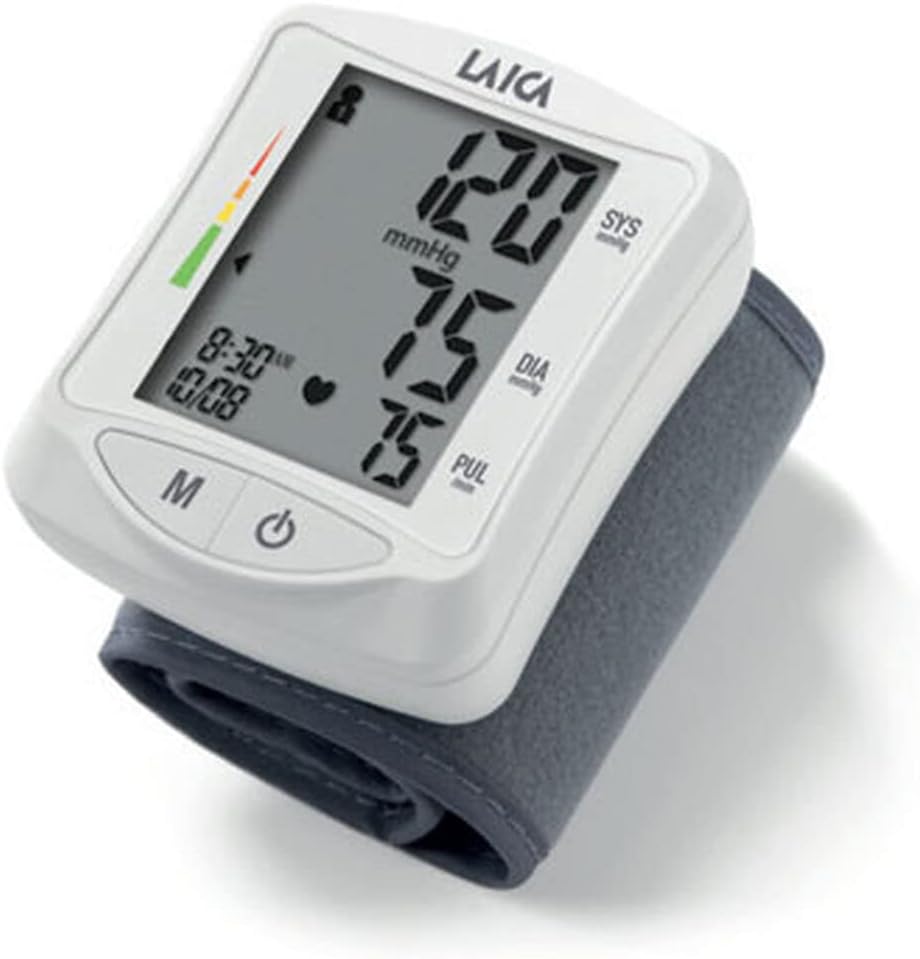 Laica BM1006W Automatic Wrist Blood Pressure Monitor Blood Pressure and Pulse Rate - Image 1