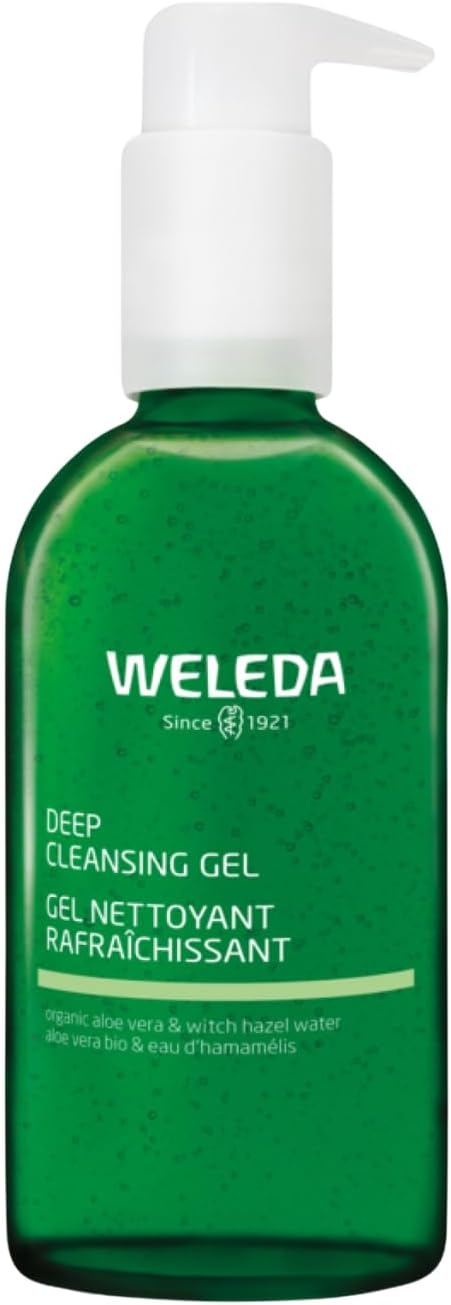 WELEDA - Gel nettoyant rafraîchissant - Nettoie et démaquille en profondeur et en douceur - Certifiée NATRUE* - Vegan** - 150 ml - Image 1