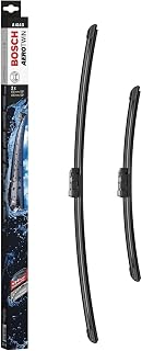 Bosch Aerotwin A414S - Jeu de 2 Balais d'essuie-glaces de Remplacement Avant - Livrés avec Adaptateur Pré-assemblé - 650mm / 400mm - Image 1