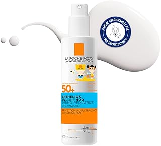 La Roche-Posay - Anthelios UV MUNE 400 Dermo-Pediatrics 50+ - Spray Solaire Invisible SPF 50+ - Très Haute Protection & Résistante à l'eau - Enrichi Vitamine E et Eau Thermale - Peaux Sensibles - Image 1