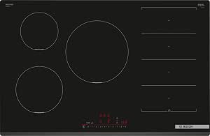 Bosch PXV831HC1E Series 6 Integrated Induction Hob 80 cm Black - Image 1
