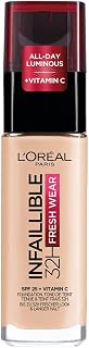 L'Oréal Paris - Fond de Teint Fluide Infaillible 32h Fresh Wear - Tous Types de Peau - Teinte : Neutral (20) - 30 ml - Image 1