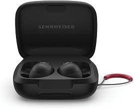 Sennheiser écouteurs Momentum Sport avec Suivi de Fitness pour Rythme Cardiaque et température corporelle - Son Clair avec ANC adaptatif, Maintien sécurisé, durée de Vie de la Batterie 24h - Noir - Image 1