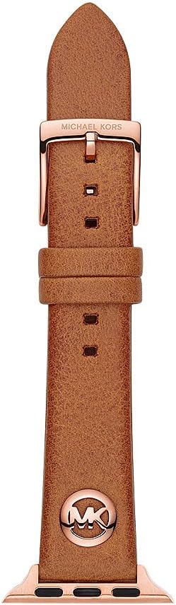 Michael Kors Bracelet en Cuir ou PVC pour Femme, Compatible avec Apple Watch® 38mm/40mm/41mm - Image 1