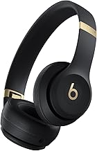 Beats Solo 4 – Casque Supra-auriculaire sans Fil Bluetooth, Apple et Android Compatible, 50 Heures d’autonomie – Noir et Or - Image 1