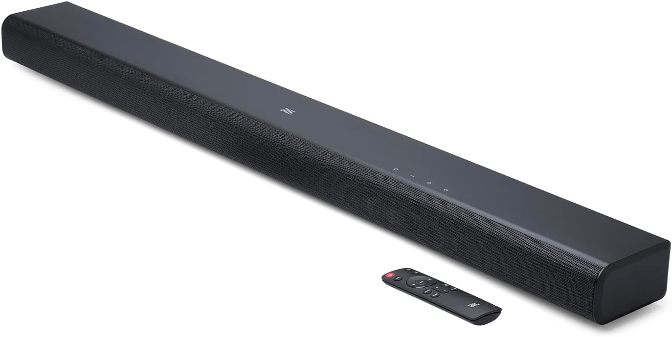 JBL Cinema SB 510, Barre de son 3.1 canaux avec caisson de basses intégré, connexion HDMI ARC, Dolby Audio, musique sans fil en streaming, Bluetooth intégré, design compact, 200 W, en noir - Image 1