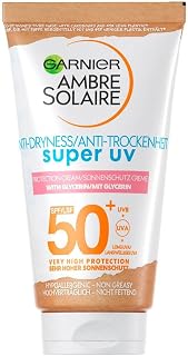Garnier Sensitiv Expert + Crème solaire pour le visage - Protection solaire imperméable SPF 50 - Pour peaux sensibles et claires - Ambre Solaire - 50 ml - Image 1