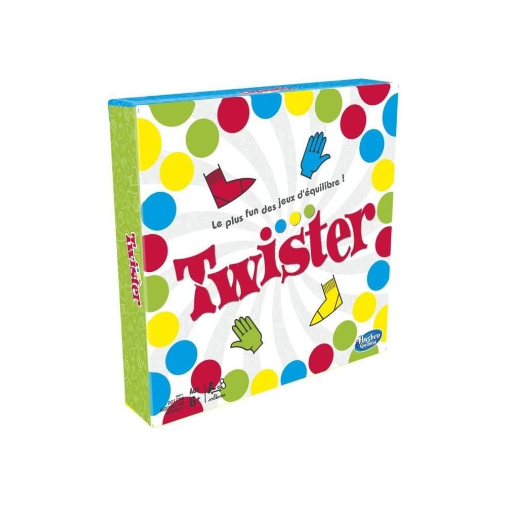 Hasbro Gaming Twister, Jeu de Societe Fun d'equilibre, 2 et Plus Joueurs Version Francaise - Image 1