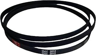 GVSS Courroie de Sèche-Linge 7PH2012,Compatible avec Hotpoint,Pour Whirlpool,Pour Bauknecht,Courroie d'Entraînement Nervurée en Caoutchouc,Accessoires de Sèche-linge pour Maison et Hôtel,Noir - Image 1