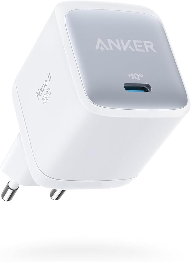Anker Nano II 65W USB C Charger, GaN II Fast Charging Technology for iPhone 13/12/11/Pro/Mini, Samsung Galaxy S20/S10, iPad Pro, MacBook Pro/Air, Dell XPS 13, Note 20/10+, etc. - Image 1