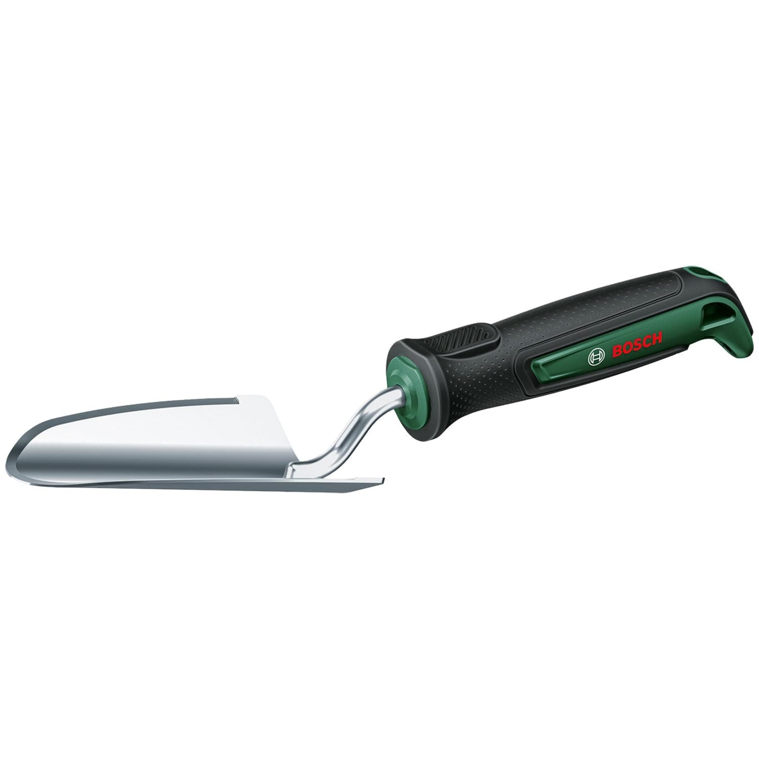 Bosch Outil à main de jardin Truelle (creuser/désherber, robuste, acier inox, manche souple, design ergonomique)