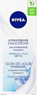 NIVEA Essentials Crème de jour hydratante - Crème pour le visage - Peaux normales - SPF 15 avec vitamine E, extrait de magnolia et extrait de lotus - Soin du visage - 50 ml - Image 1