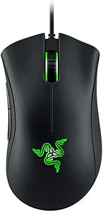 Razer DeathAdder Essential USB Optical Mouse 6400 DPI - Mouse (Ambidextrous, Optical, USB, 6400 DPI, Black) - Image 1