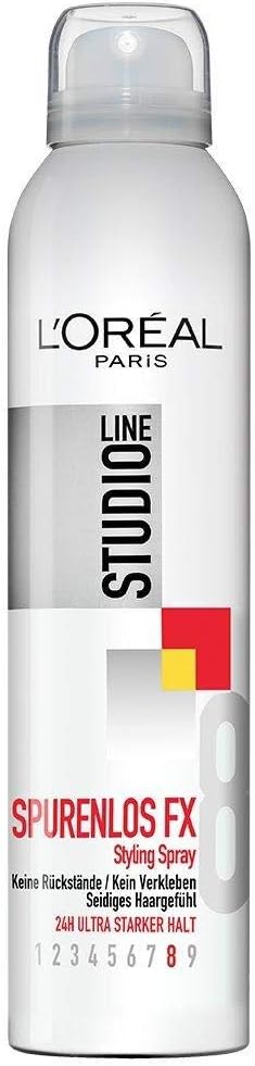 L'Oreal Paris Studio Line Sans Trace FX Stylization Ultra Strong Spray 250 ml, Pack of 1 (1 x 250 ml) - Image 1