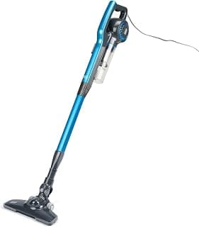 BLACK+DECKER BXVMS600E - Balai électrique 3-en-1 600W, aspirateur à Main et Lance. Cordon de 6 mètres. Aspirateur cyclonique sans Sac. Filtre EPA. Gris