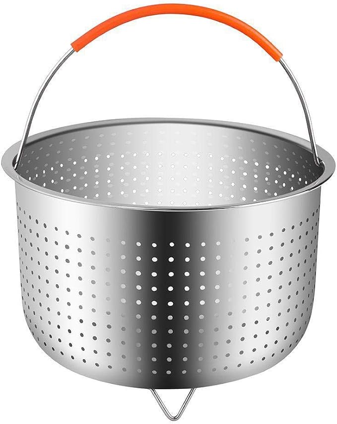 Steamer with Silicone Handle Fit Instant Pot Pressure Cooker for Vegetables - Image 1