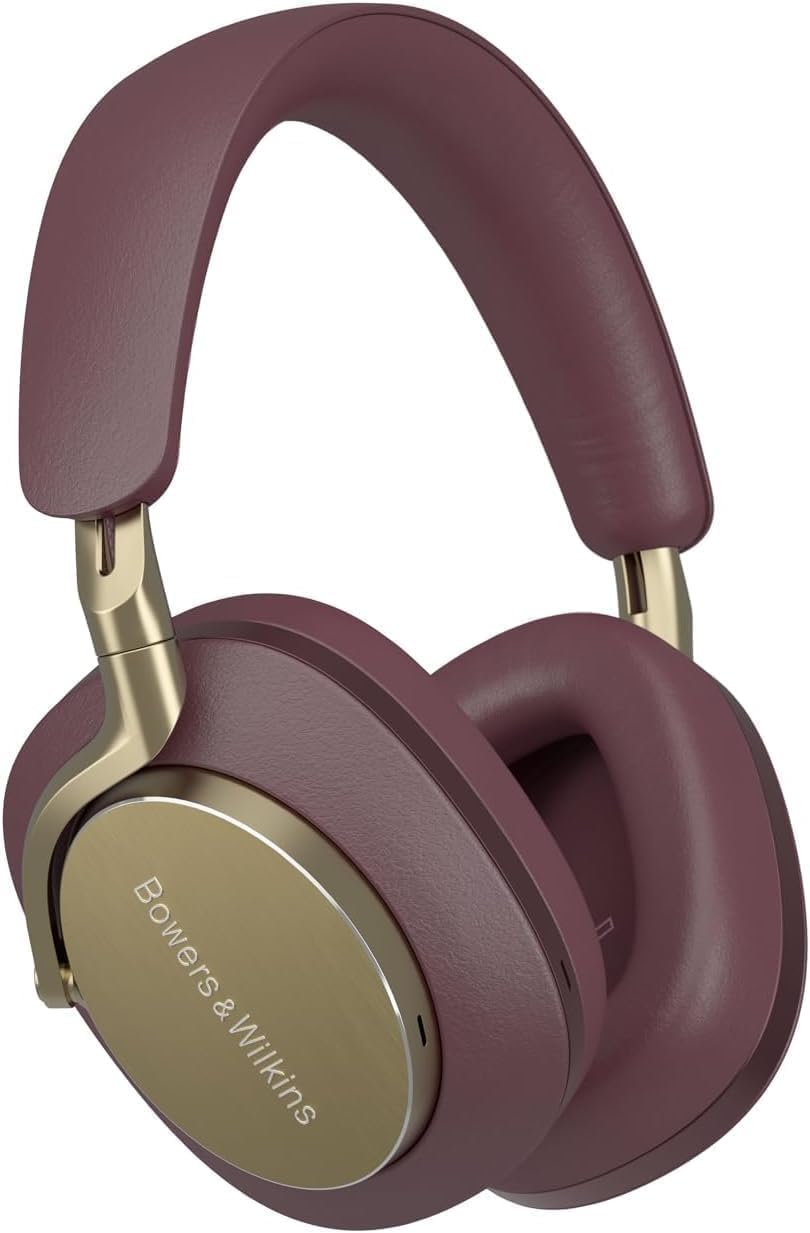 Bowers & Wilkins Px8 Wireless Supra-Ear, Noise Cancelling, Bluetooth 5.0, Fast Charging, 30 Hours High Resolution Playtime, Built-in Microphone - Bordeaux Royal - Image 1