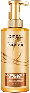 L'Oréal Paris - Après-Shampooing Rituel Nourrissant & Démêlant - Nutrition 48H & Brillance Miroir - Acide Aminé & Huile Essentielle Pure - Pour Cheveux Secs & Ternes - Advanced Hair Science - 440 ml - Image 1