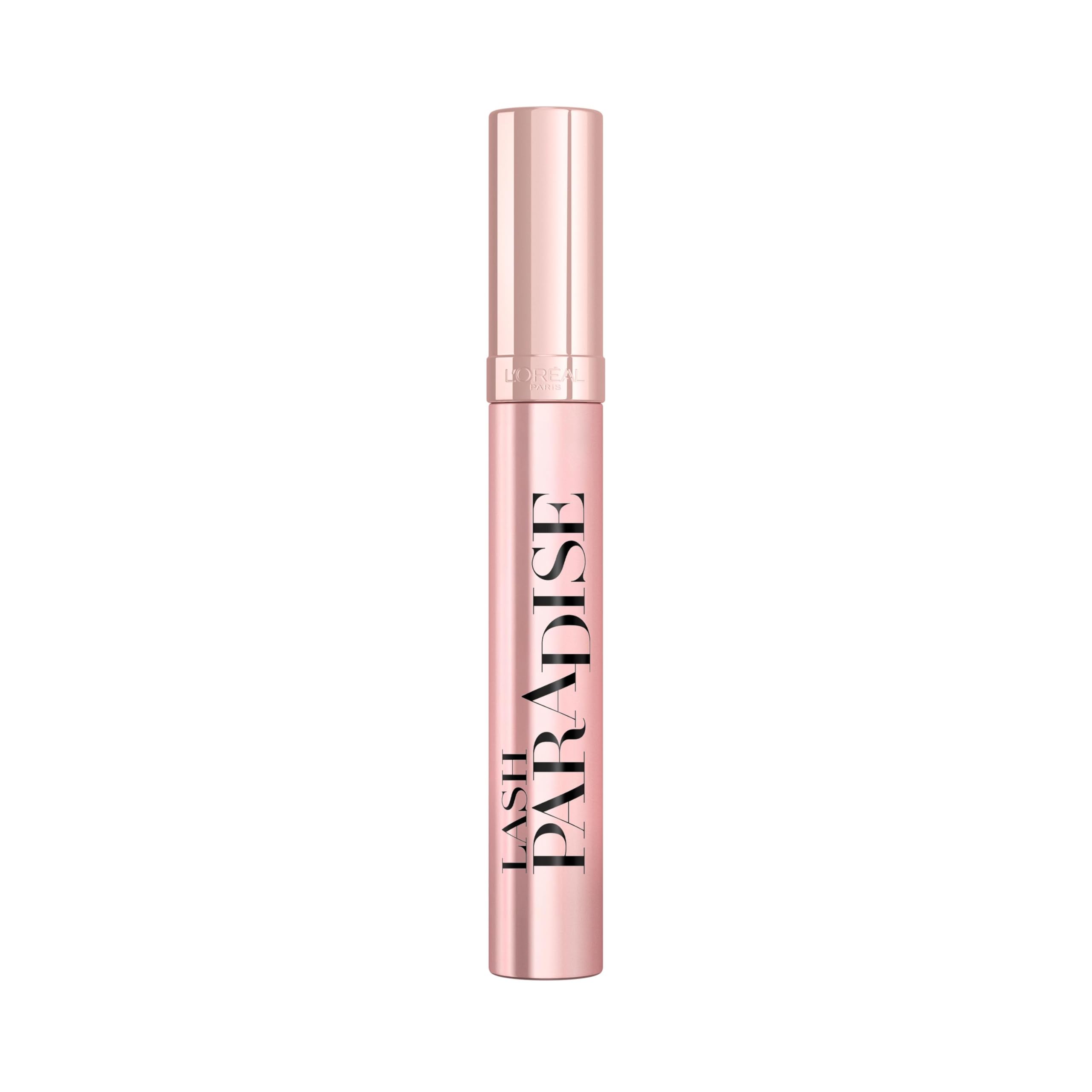L'Oréal Paris - Intense Volume & Length Mascara - Suitable for Sensitive Eyes - Formula with Castor Oil, Rose Oil and Cornflower Extract - Lash Paradise - Shade: Black - 5 ml - Image 1